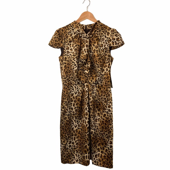 Tahari Dresses & Skirts - NWT Tahari ASL Cheetah Print Dress SIZE 6